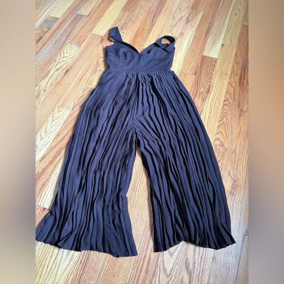 Vince Brown Pleated Jumpsuit dress - Picture 4 of 8
